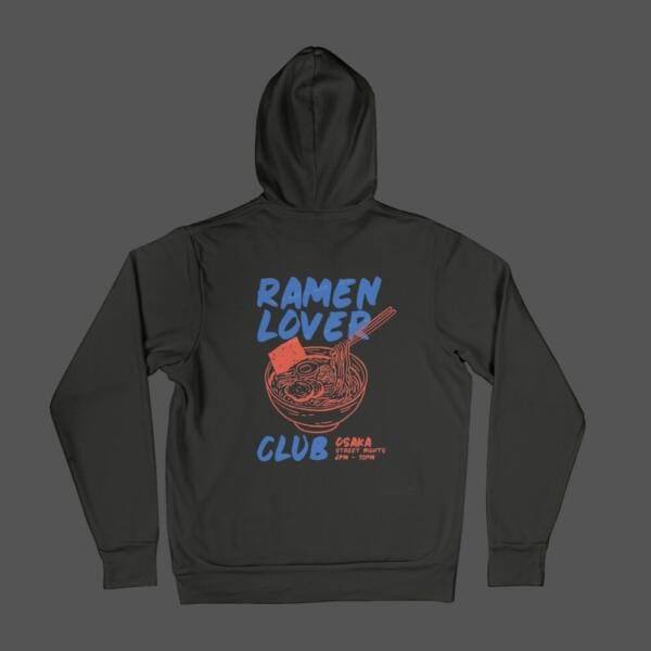 Ramen Lover Club Hoodie Black