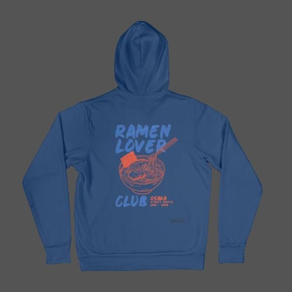 Ramen Lover Club Hoodie Navy Blue