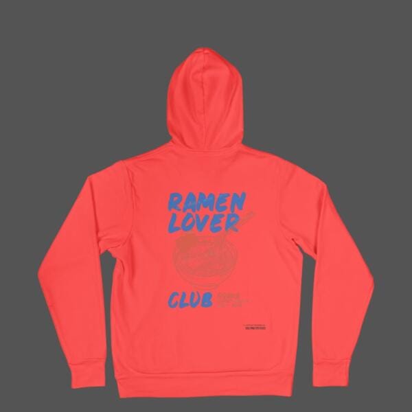 Ramen Lover Club Hoodie Red