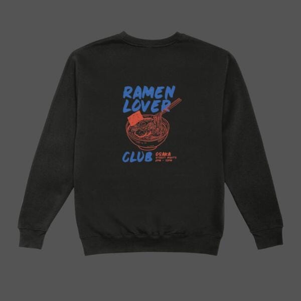 Ramen Lover Club Sweatshirt Black