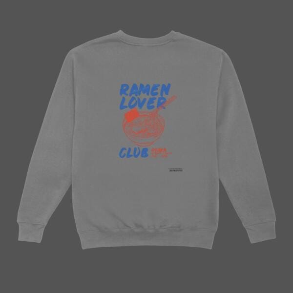 Ramen Lover Club Sweatshirt Grey