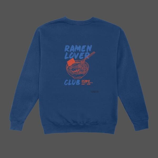 Ramen Lover Club Sweatshirt Navy Blue