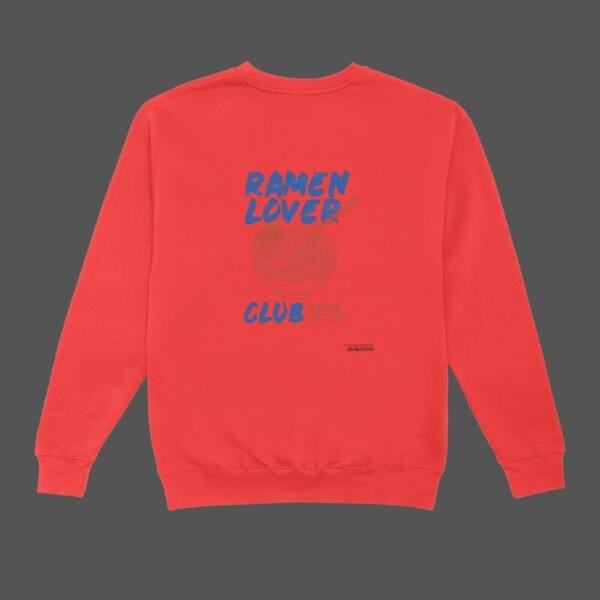 Ramen Lover Club Sweatshirt Red