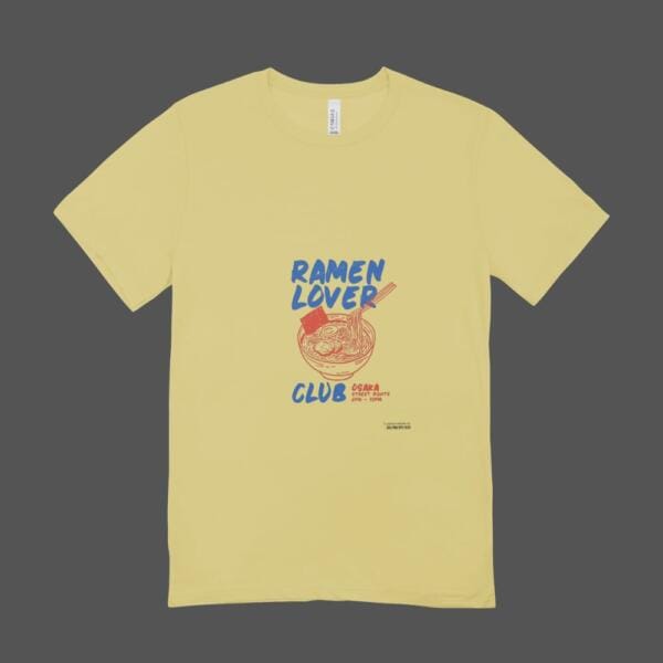Ramen Lover Club T-shirt Beige