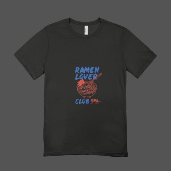 Ramen Lover Club T-shirt Black