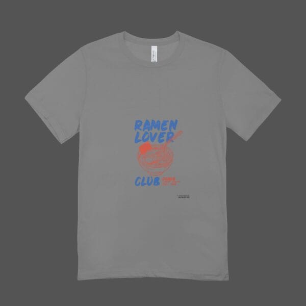 Ramen Lover Club T-shirt Grey