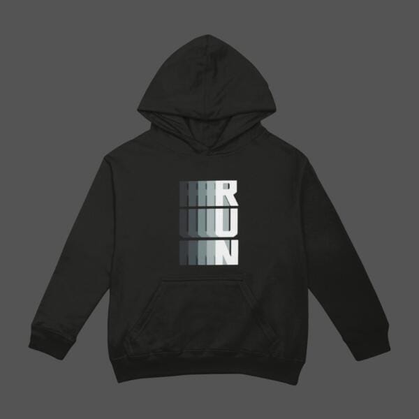 Run Hoodie Black