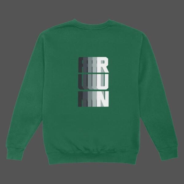 Run Sweatshirt Bottle Green