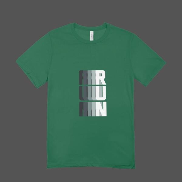 Run T-shirt Bottle Green