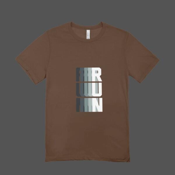 Run T-shirt Brown