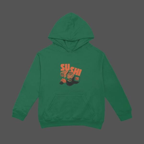 Sushi Hoodie Bottle Green