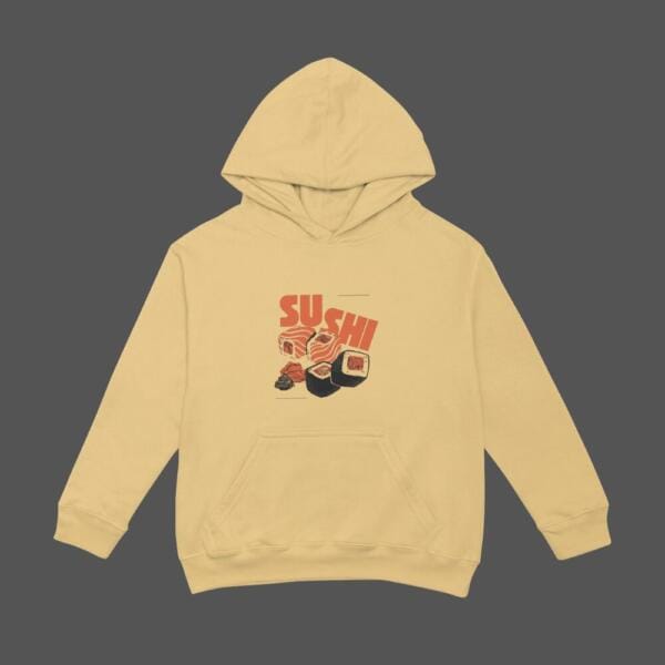 Sushi Hoodie Peach