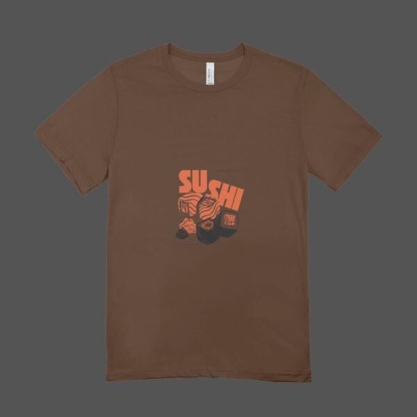 Sushi T-shirt Brown