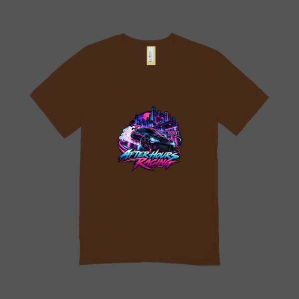 After Hours Racing T-shirt Chocolate Brown
