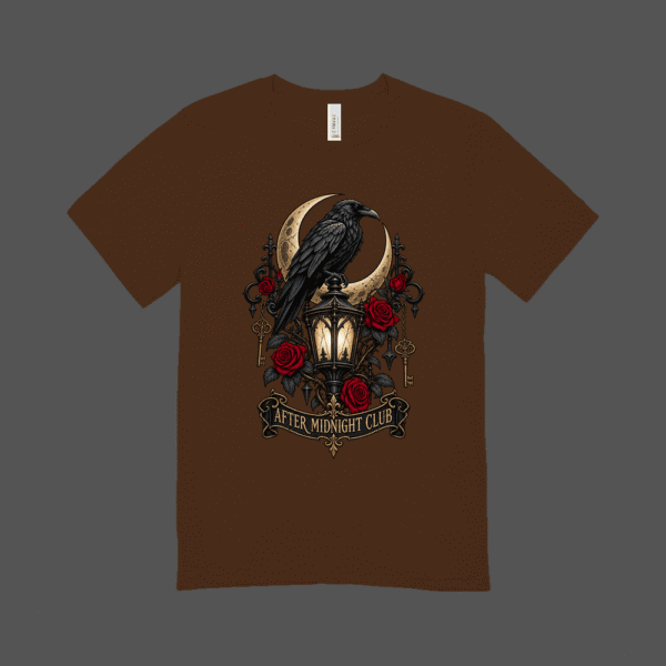After Midnight Club T-shirt Chocolate Brown
