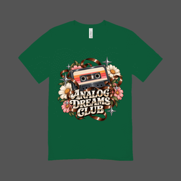 Analog Dreams Club T-shirt Bottle Green