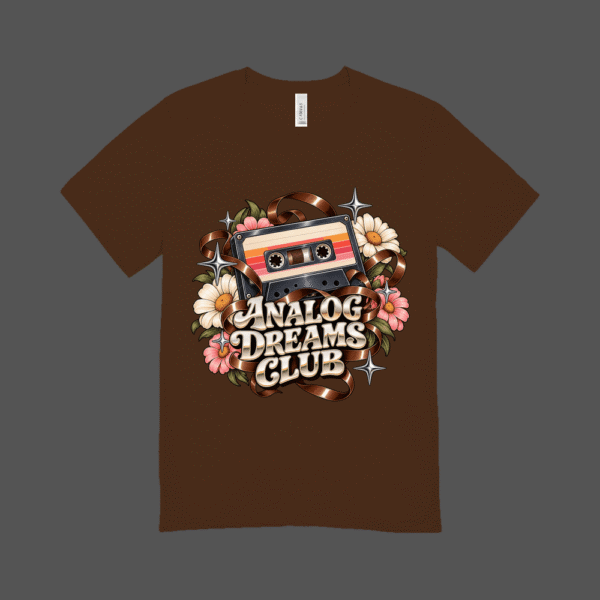 Analog Dreams Club T-shirt Chocolate Brown