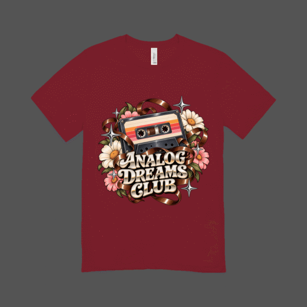 Analog Dreams Club T-shirt Maroon