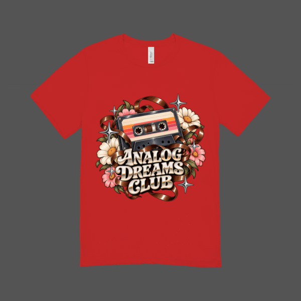 Analog Dreams Club T-shirt Red