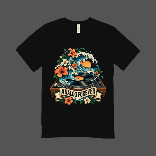 Analog Forever T-shirt Black