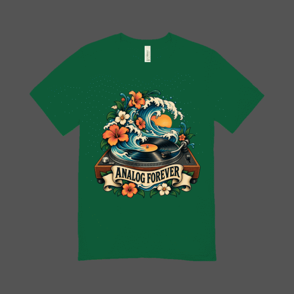 Analog Forever T-shirt Bottle Green