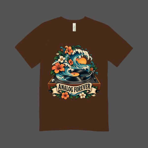 Analog Forever T-shirt Chocolate Brown