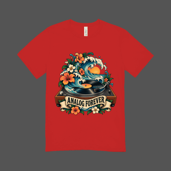 Analog Forever T-shirt Red