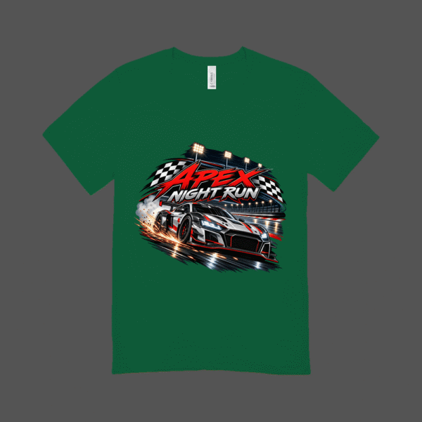 Apex Night Run T-shirt Bottle Green