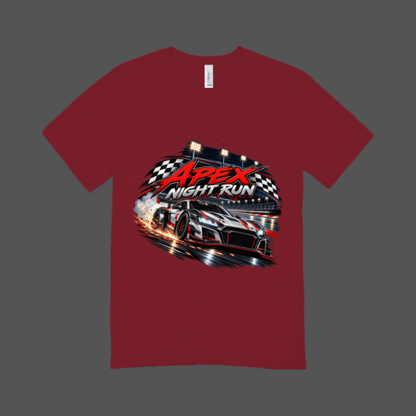 Apex Night Run T-shirt Maroon