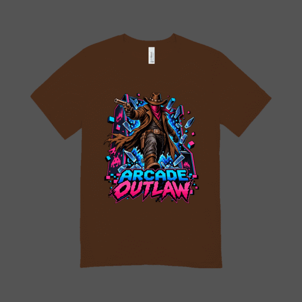Arcade Outlaw T-shirt Chocolate Brown