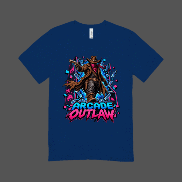 Arcade Outlaw T-shirt Navy Blue