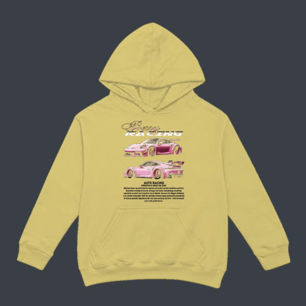 Berry Racing Hoodie Beige