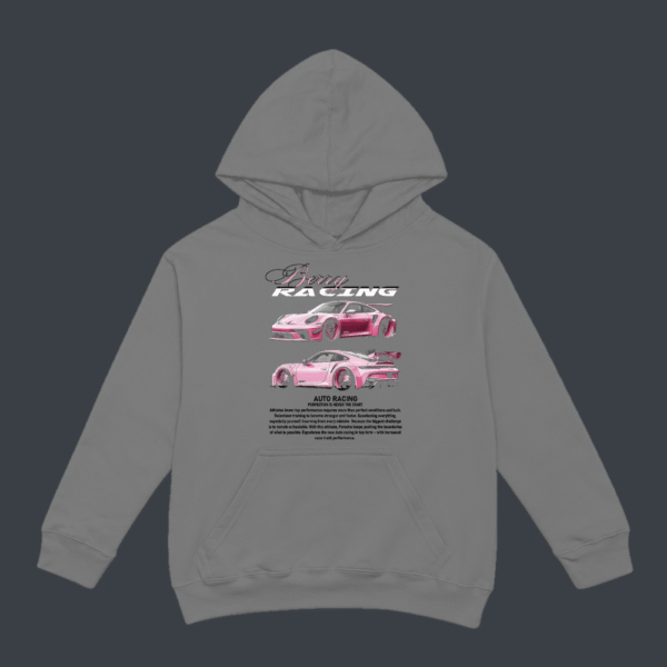Berry Racing Hoodie Grey
