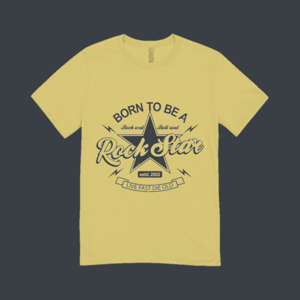 Born To Be A Rock Star T-shirt Beige