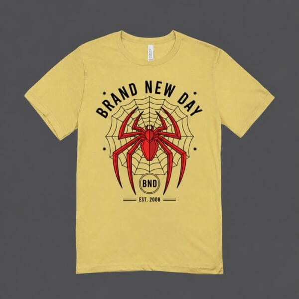Brand New Day Spider T-shirt Beige
