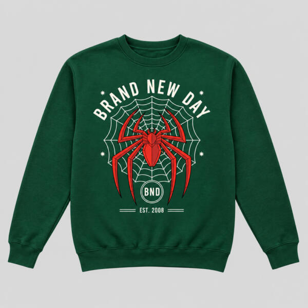 Brand New Day Sweatshirt Bottle Green