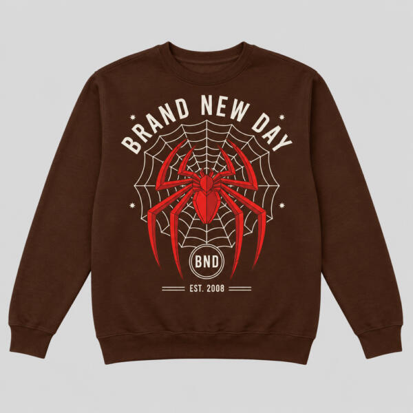 Brand New Day Sweatshirt Chocolate Brown