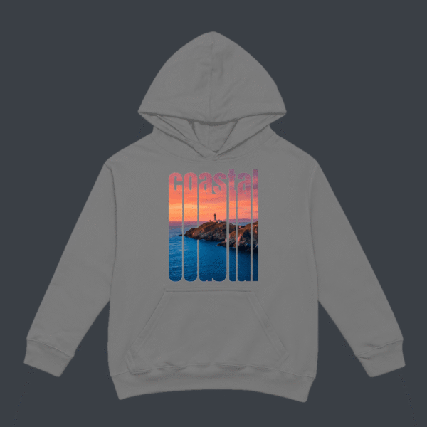 Coastal Sunset Hoodie Grey