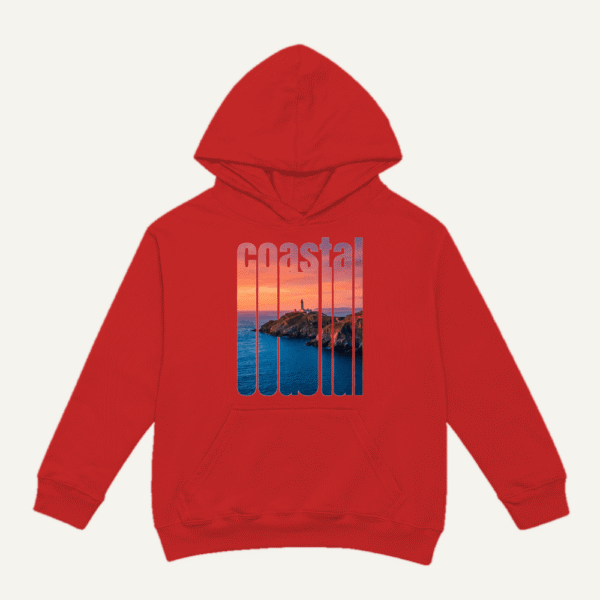 Coastal Sunset Hoodie Red
