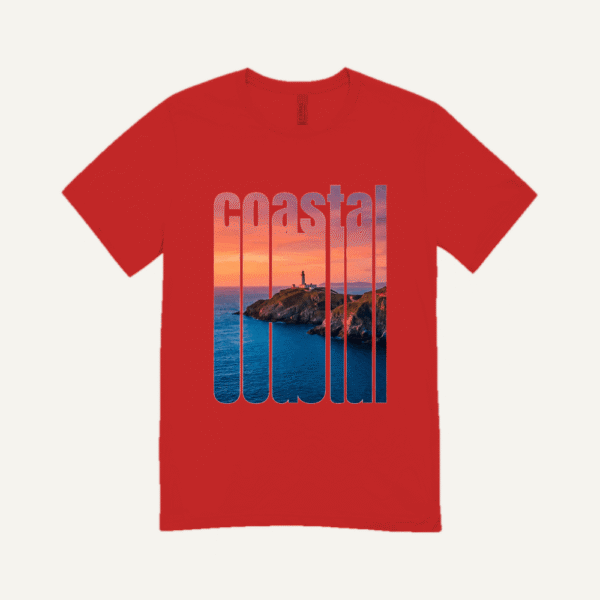 Coastal Sunset T-shirt Red