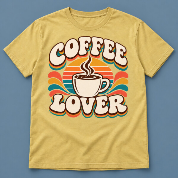 Coffee Lover T-shirt Beige