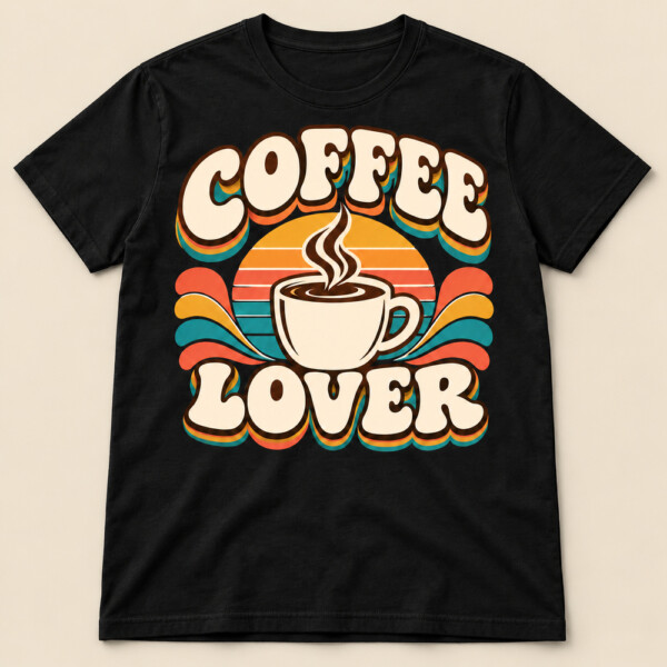 Coffee Lover T-shirt Black