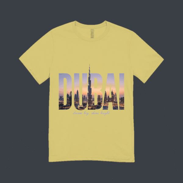Dubai Skyline T-shirt Beige