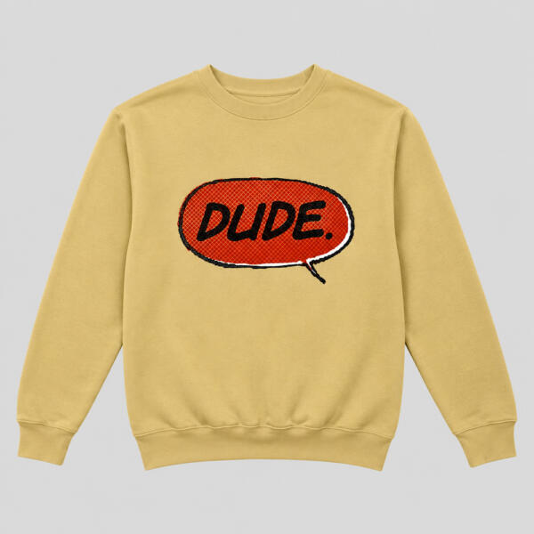 Dude Sweatshirt Beige