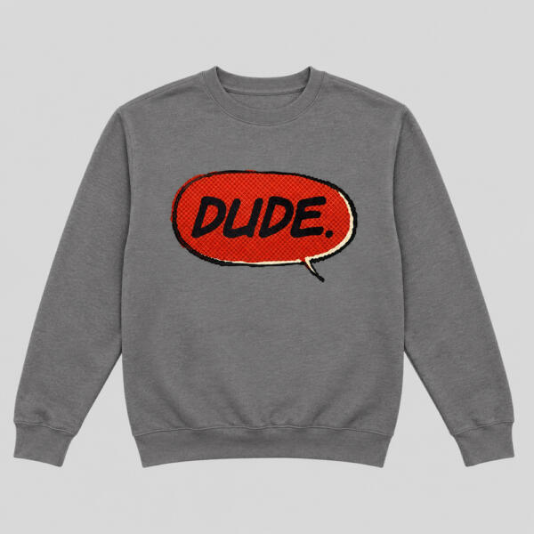 Dude Sweatshirt Grey