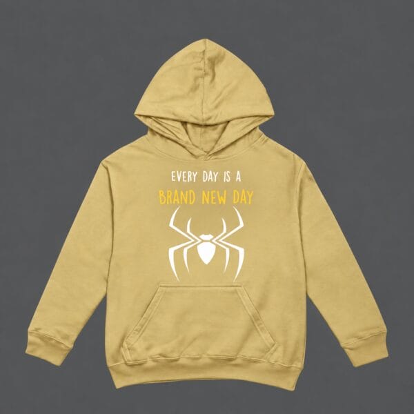 Every Day Is A Brand New Day Hoodie Beige
