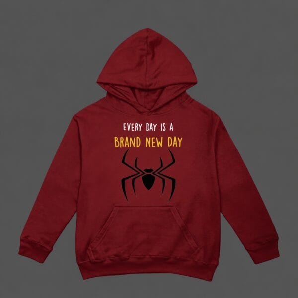 Every Day Is A Brand New Day Hoodie Maroon