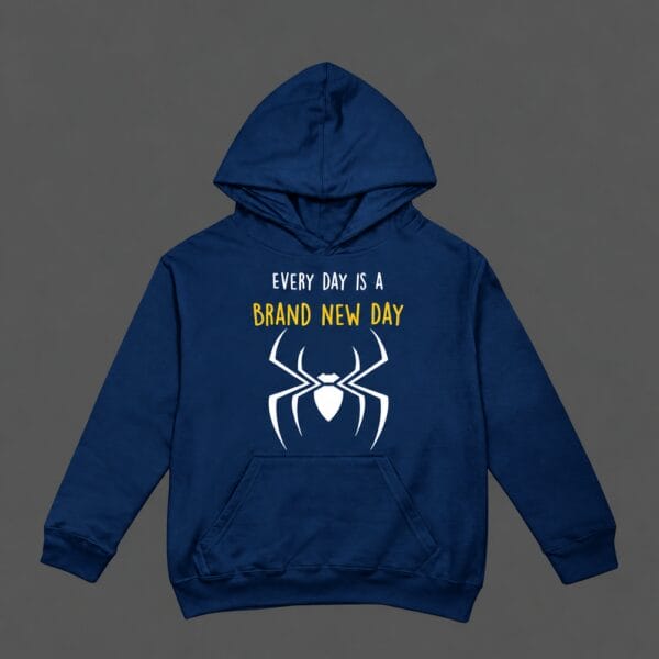 Every Day Is A Brand New Day Hoodie Navy Blue