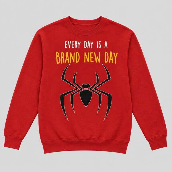 Every Day Is A Brand New Day Sweatshirt Red