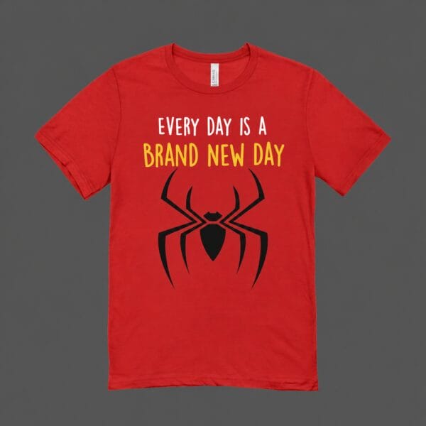 Every Day Is A Brand New Day T-shirt Red
